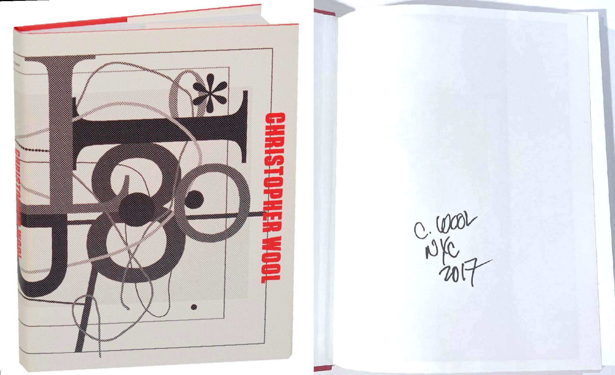 Christopher Wool Guggenheim Monograph, Hand signed and dated by Christopher Wool