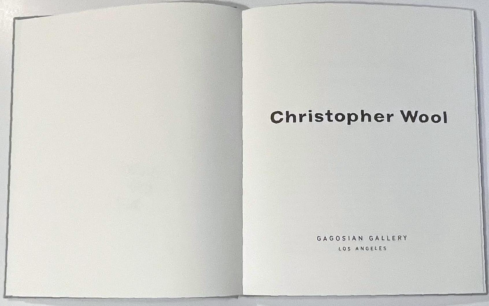 Christopher Wool (Hardback Gagosian Monographie, handsigniert und datiert vom Künstler) im Angebot 3