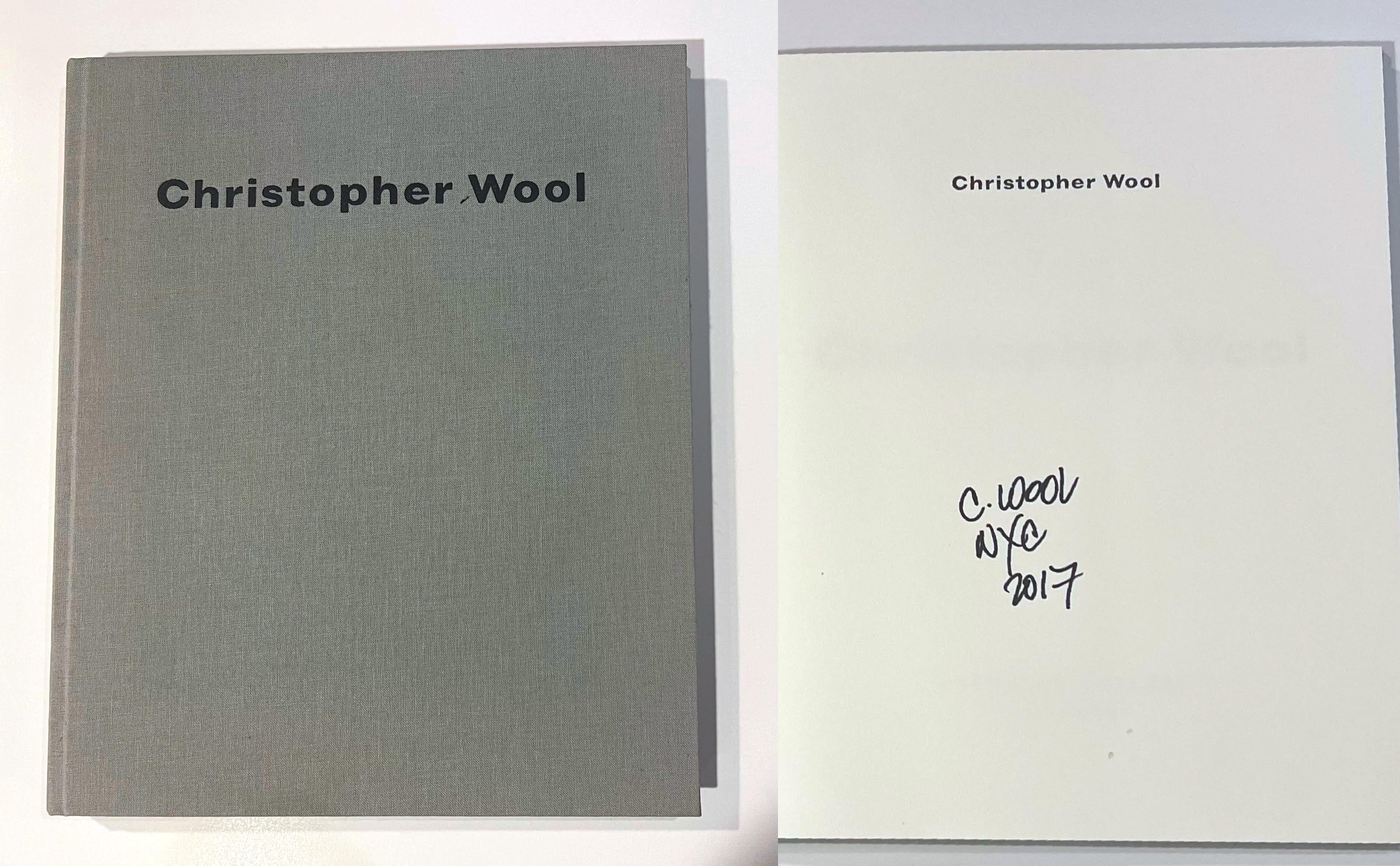 Christopher Wool (Hardback Gagosian monograph, Hand signed and dated by artist)