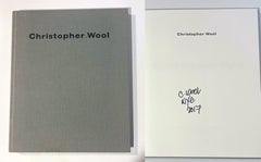 Used Christopher Wool (Hardback Gagosian monograph, Hand signed and dated by artist)