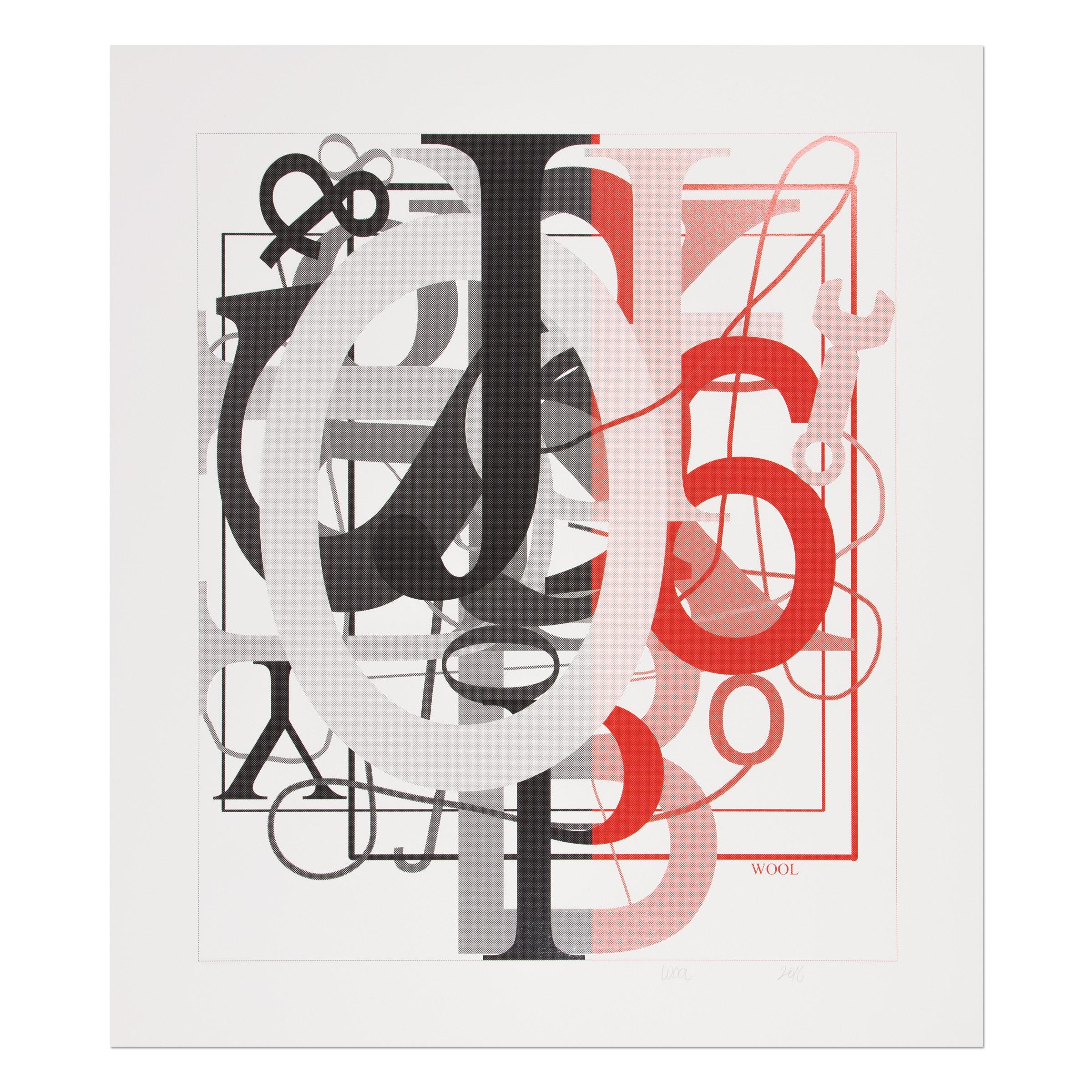 Christopher Wool, ohne Titel – signierter Siebdruck, abstrakte Kunst, zeitgenössische Kunst
