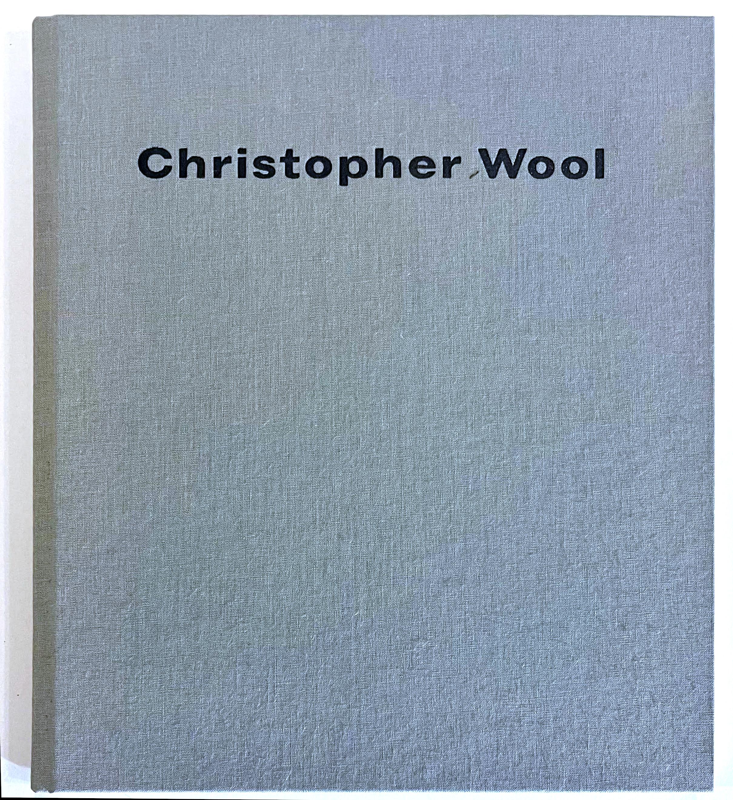 Gagosian Gallery hardback monograph (hand signed by Christopher Wool) For Sale 1