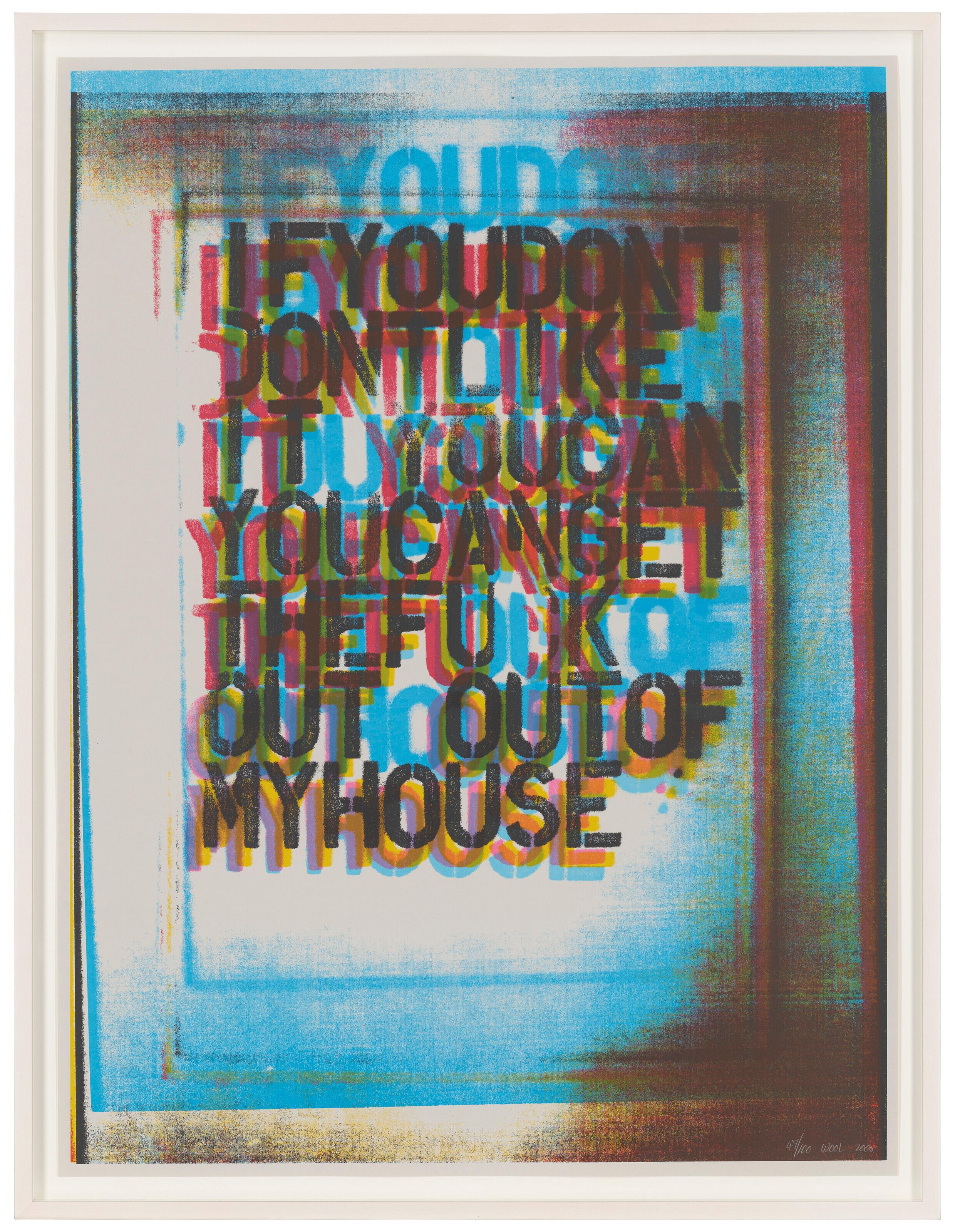 My House II (2) - Print by Christopher Wool