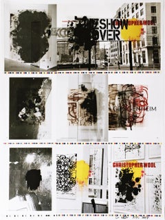 The Show is Over, Guggenheim Museum litografia offset FIRMATA da Christopher Wool