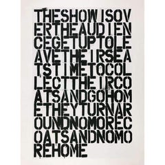 Untitled (The Show Is Over)