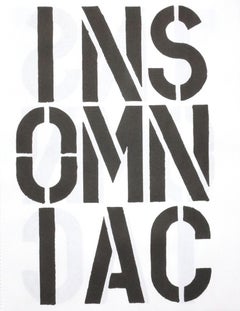 Christopher Wool Sebastien Girard Black Book Twice Lithographs 19.75" x 16"