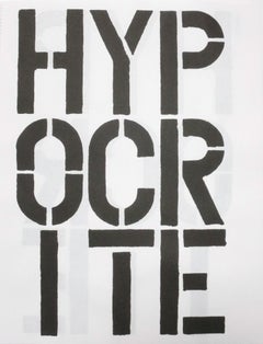 Christopher Wool Sebastien Girard Black Book Twice Lithographs 19.75" x 16"