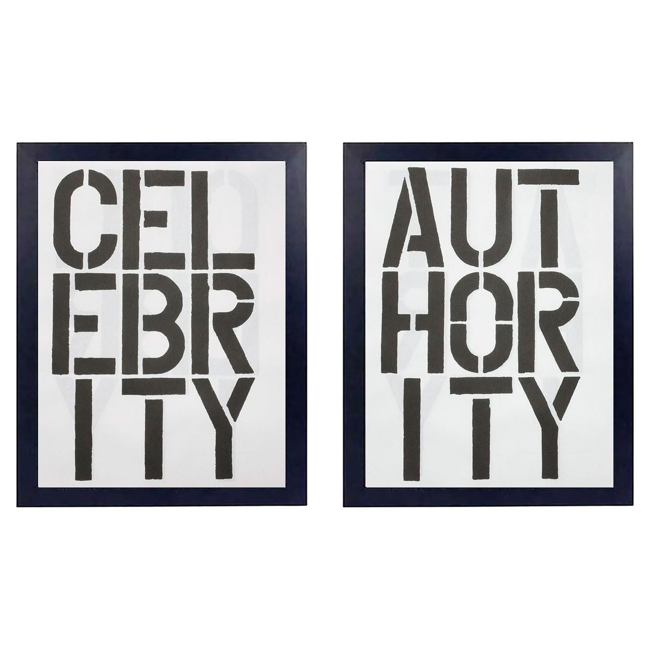 Christopher Wool Sebastien Girard Black Book Twice Lithographs 19.75" x 16"