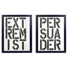 Christopher Wool Sebastien Girard Black Book Twice Lithographs 19.75" x 16" Christopher Wool Sebastien Girard Black Book Twice Lithographs 19.75" x 16"
