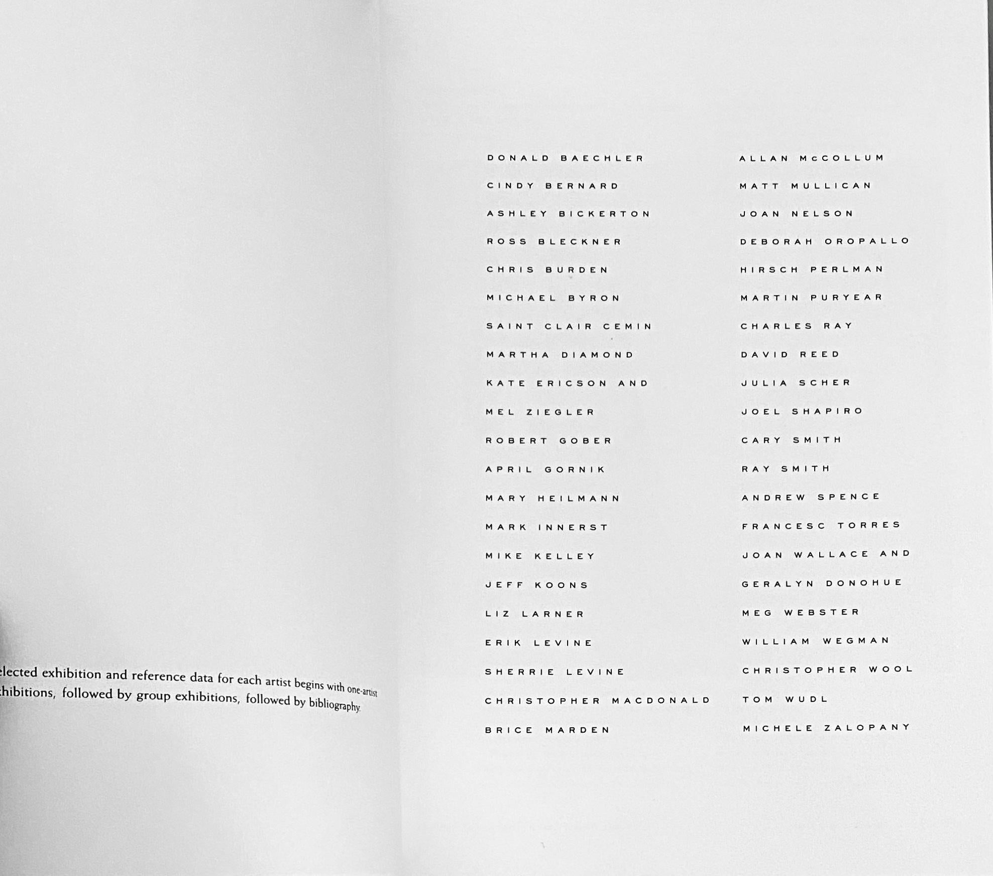 American Classical Christopher Wool The Whitney Biennial Exhibition 1989 'exhibition catalogue'
