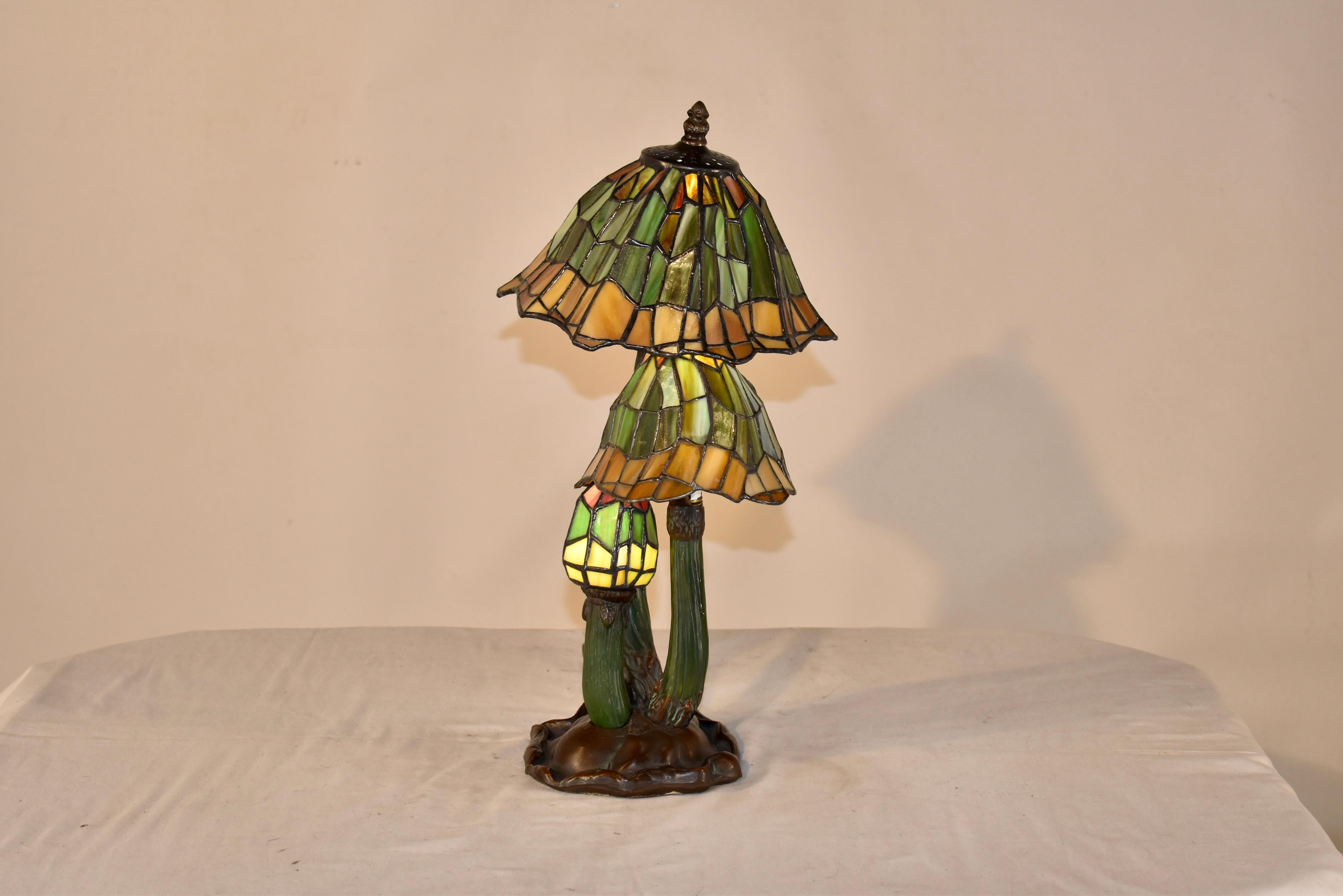 FABULOUS and RARE mushroom lamp by Christopher Wray in London England.  Christopher Wray was a maker of luxury hand made lighting and had a wonderful shop in London on King's Road, that closed in 2022.  This is one of my favorite pieces they made. 