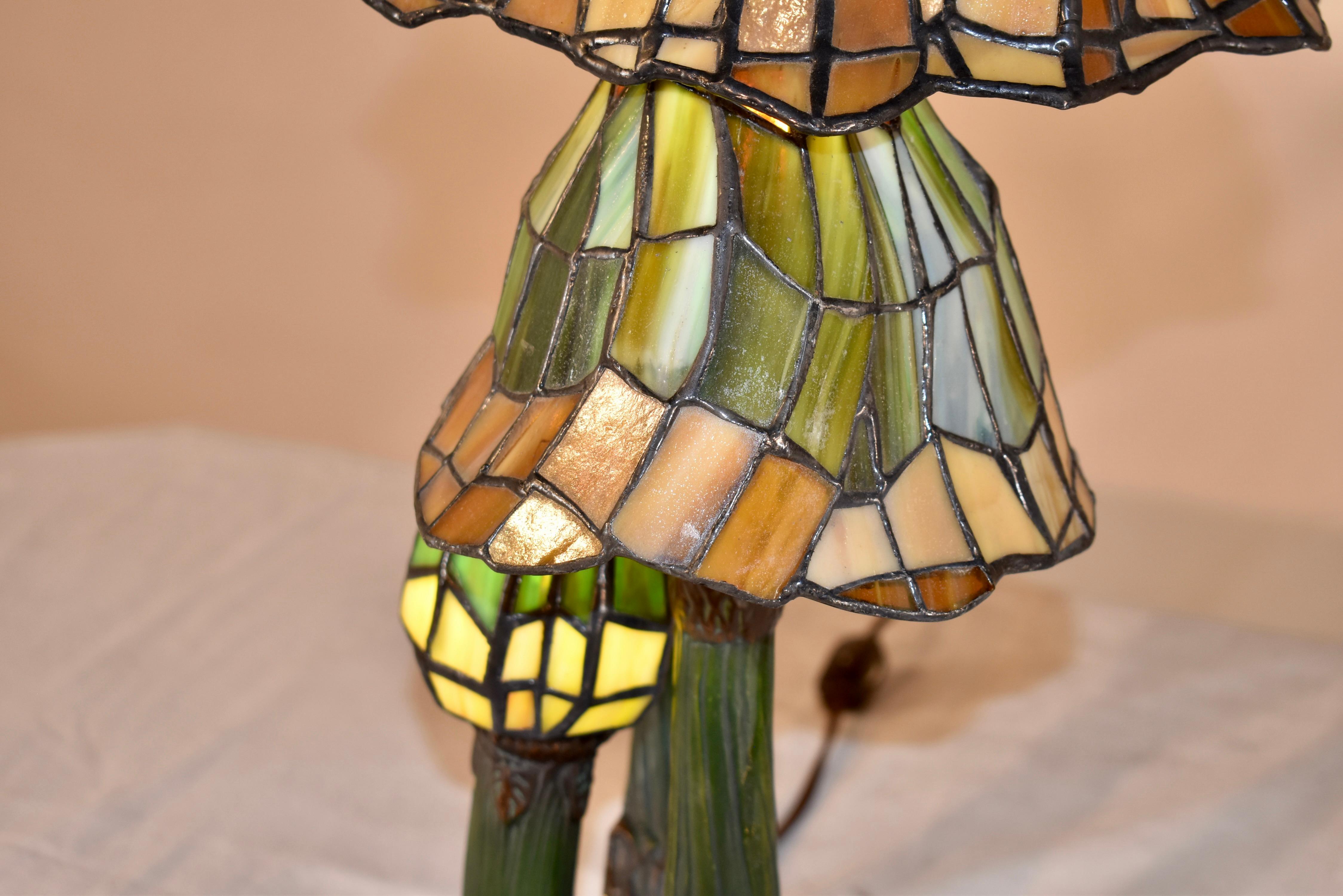 Christopher Wray Stained Glass Mushroom Lamp 1