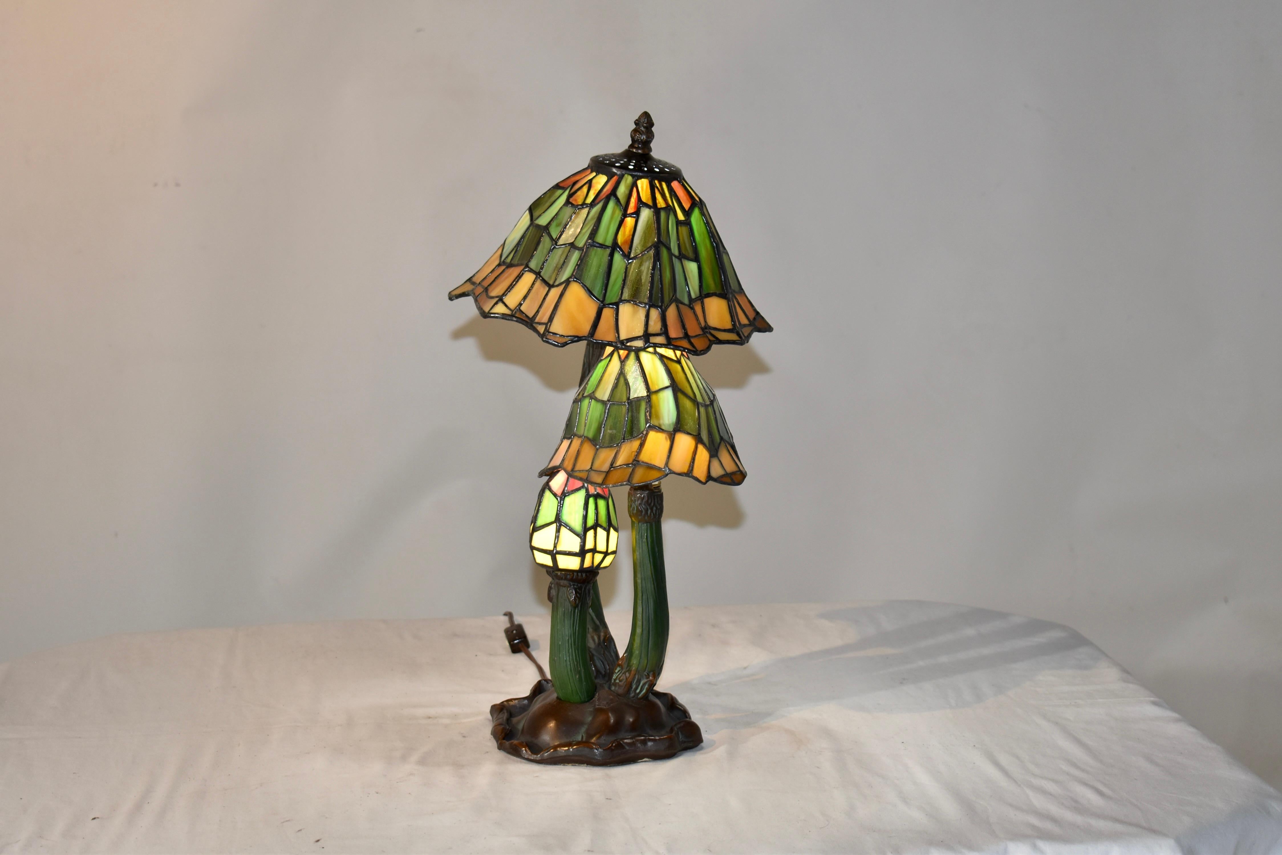 Christopher Wray Stained Glass Mushroom Lamp 2