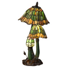 Christopher Wray Stained Glass Mushroom Lamp