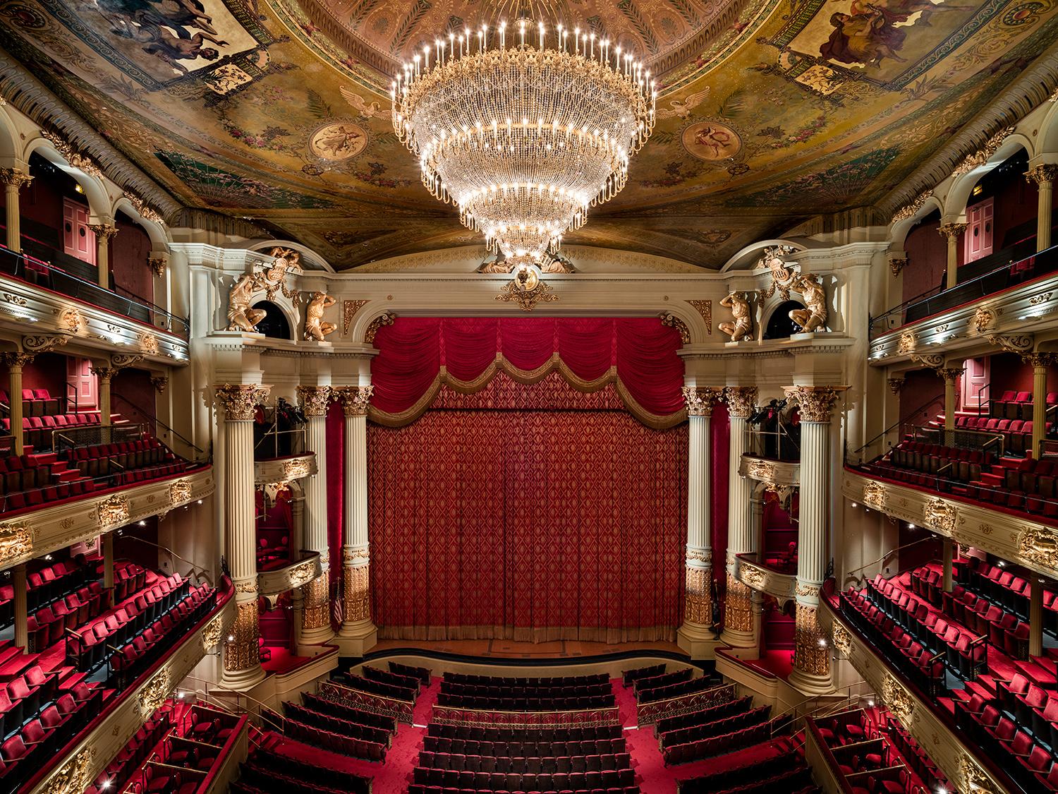 The Academy of Music in Philadelphia first opened in 1857 and it is the oldest extant opera house in America. The “Grande Olde Lady of Locust Street” has hosted notable performers with an open horseshoe auditorium and two tiered balconies in a