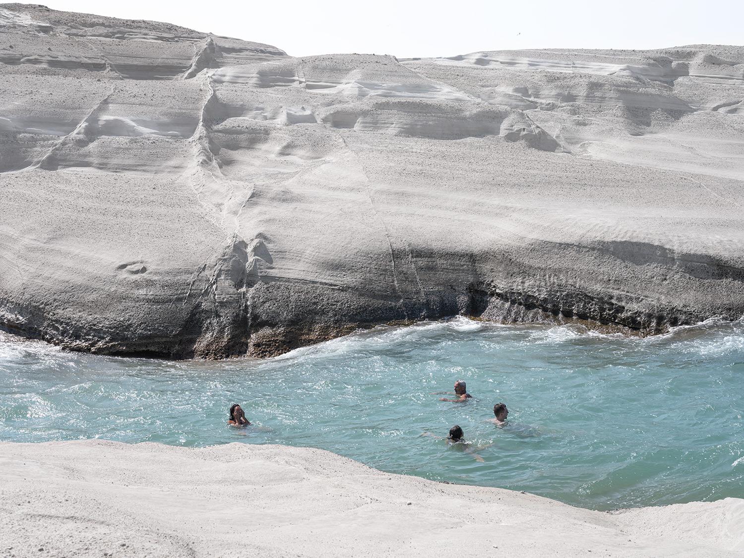 Unrelenting winds and formidable waves contour this volcanic silvery-white landscape into luminous, lunar-like surfaces. Sharp cliffs, caves and valleys, occupants on alien terrain—I find myself enraptured and mesmerized. 

All available sizes and