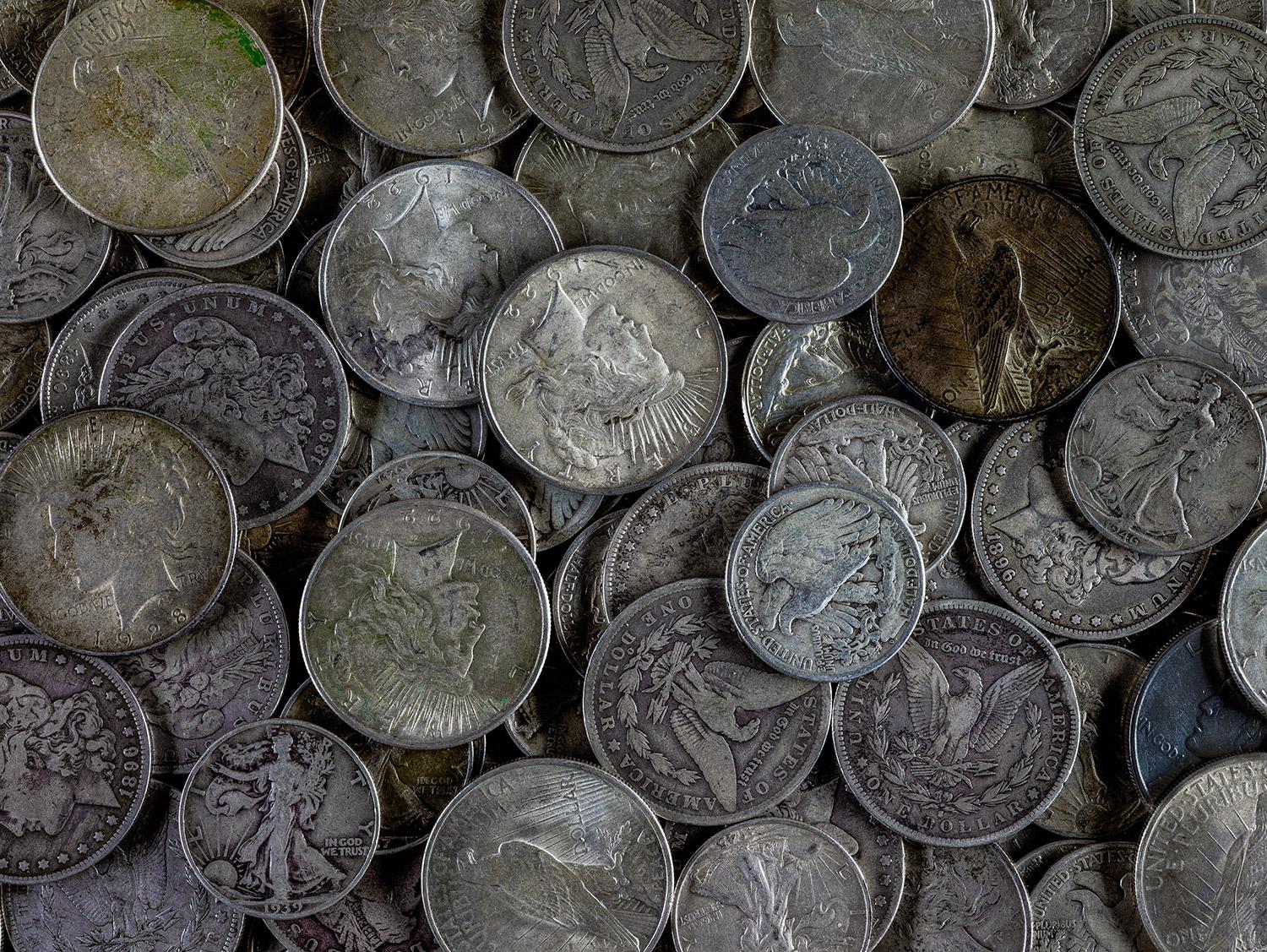 This photograph belongs to the series, "Absolute Powers / ex nihilo." These photographs dive deeper into the taboo and controversial topic of money by showcasing an array of intriguing real-world historic and contemporary objects (some worthless,