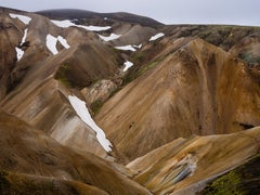 Christos J. Palios - Landmannalaugar Cascades, Photography 2022, Printed After