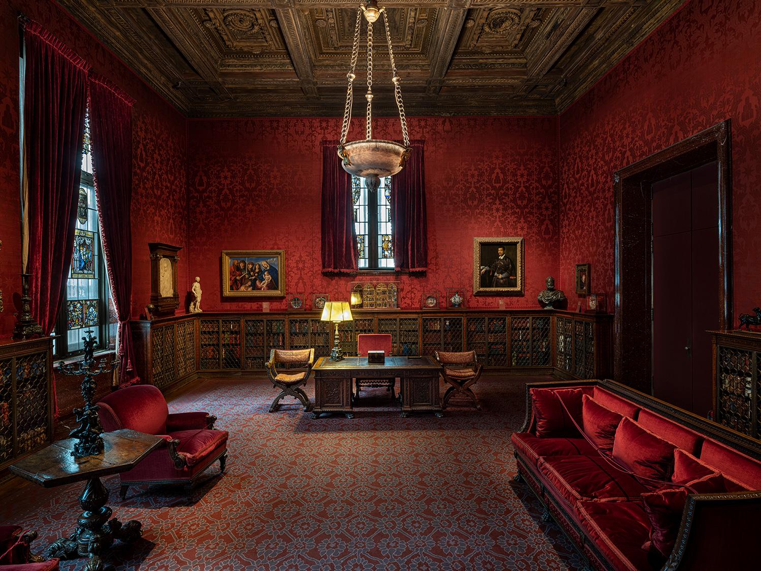 Christos J. Palios - Mr. Morgan's Study, Photography 2024, Printed after