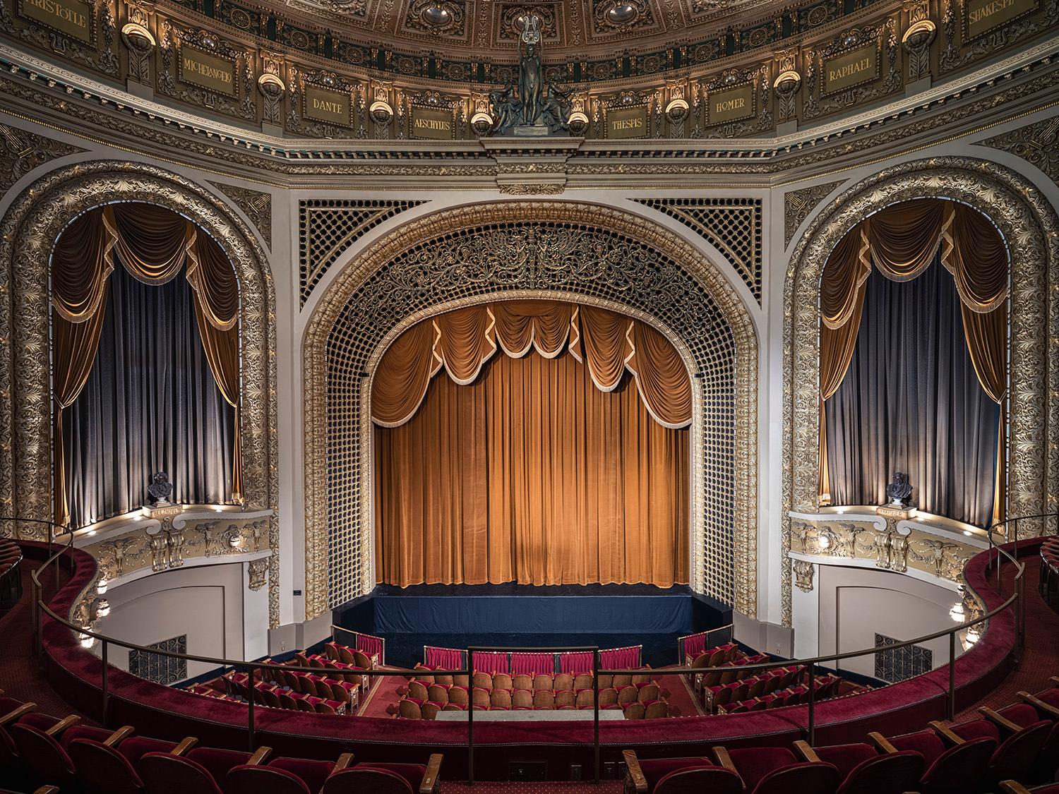 Christos J. Palios - Pabst Theatre Proscenium, Photography 2021, Printed After