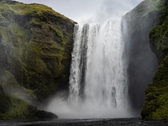 Christo J. Palios - Skógafoss, Photographie 2022, Imprimé après