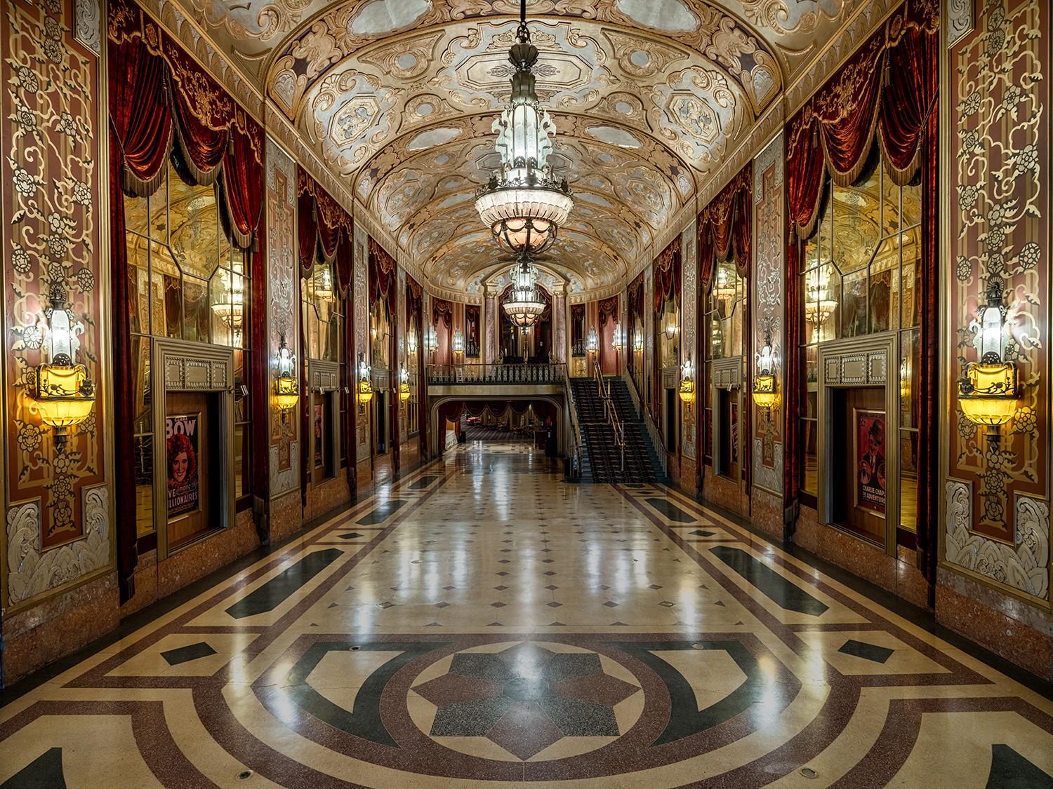 Christos J. Palios Interior Print - Grand Lobby, Warner Theatre (23" x 30")