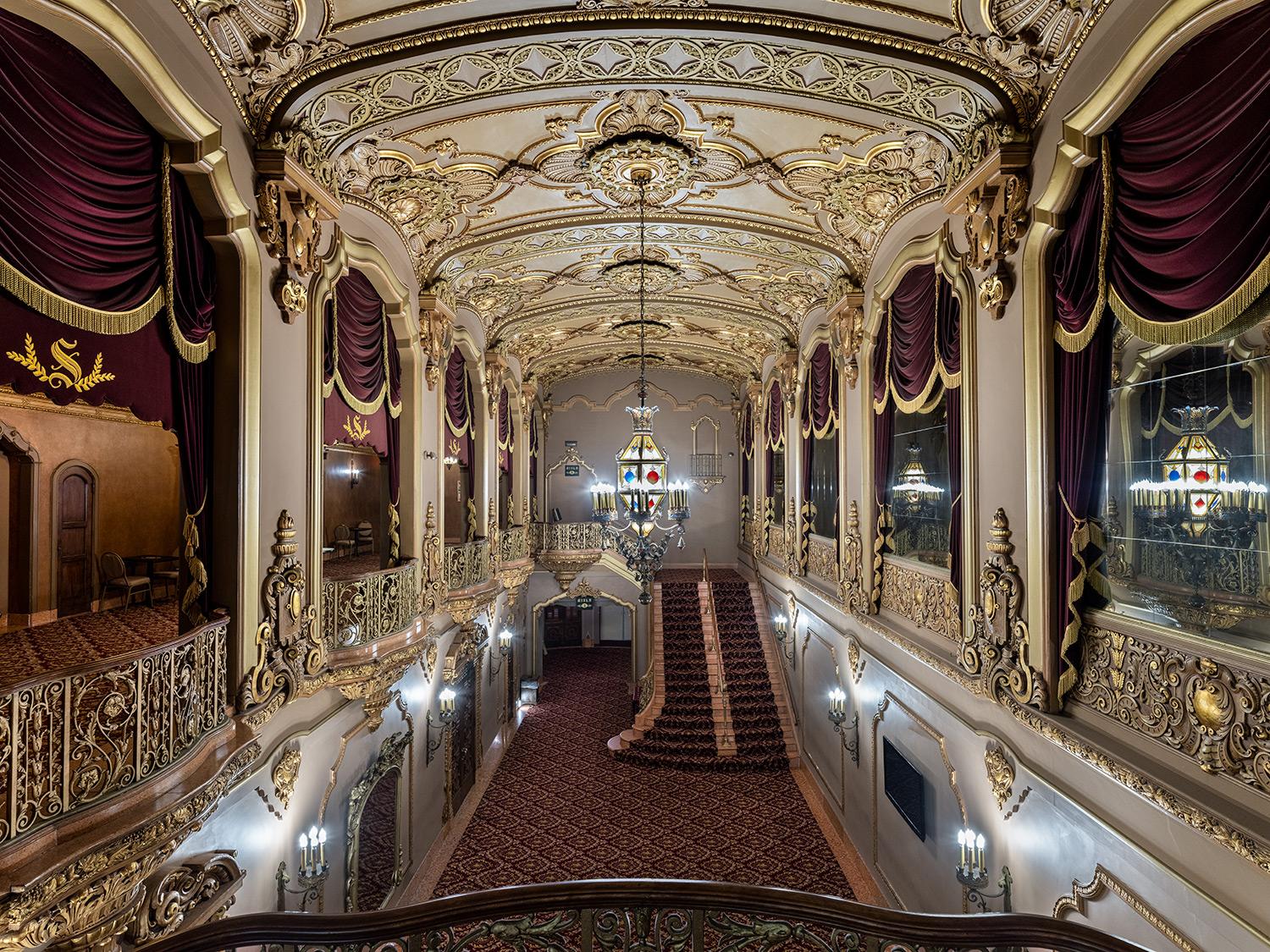 Title: Grand Lobby, Stanley Theatre, Utica, New York

I was raised as a first-generation Greek-American, a son of immigrants. These two distinct and fascinating cultures forged my personal perspectives. Socioeconomics, cultural diversity, history,