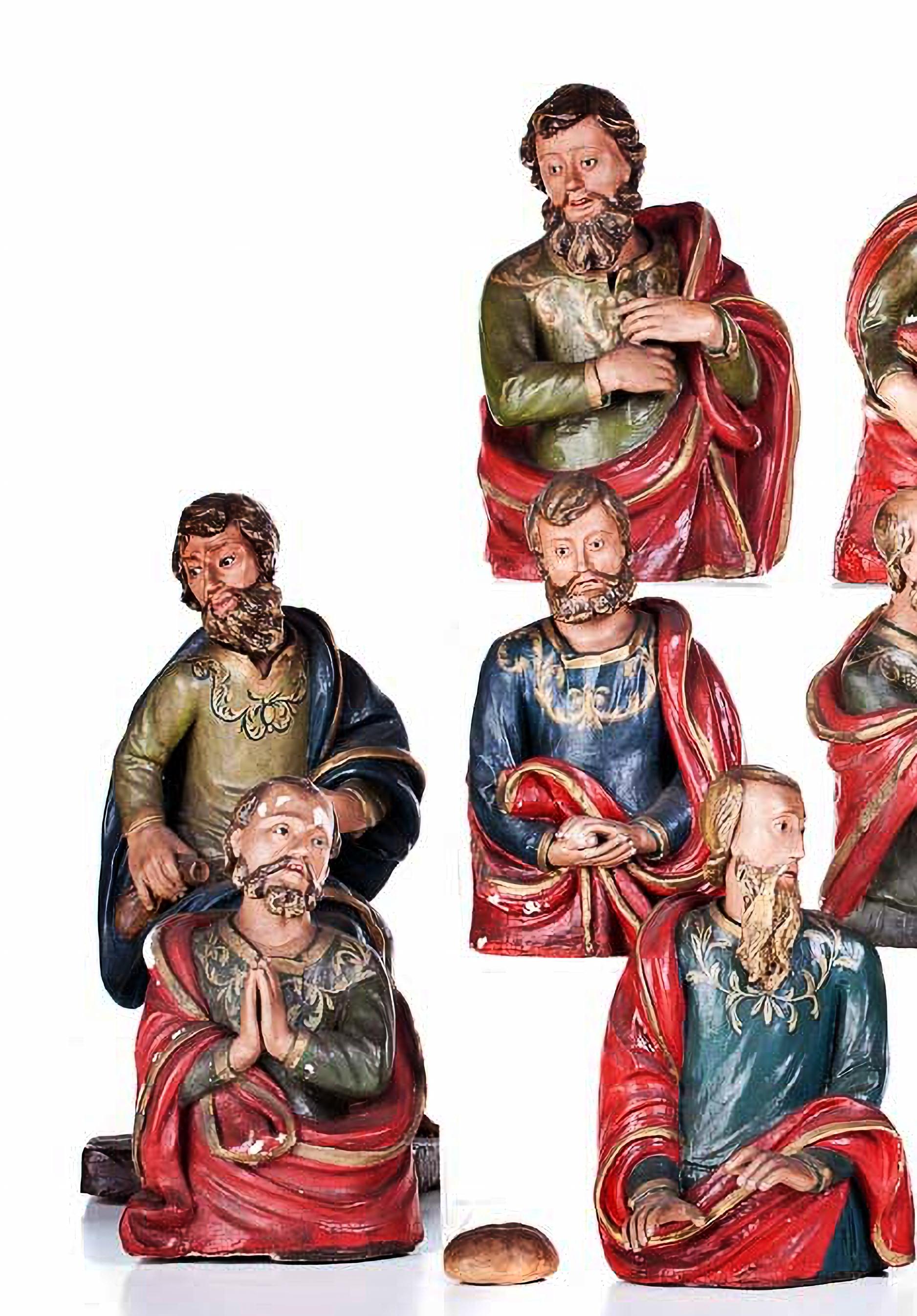 Portoghese SUPREMA DI CRISTO in terracotta portoghese del XVIII secolo in vendita