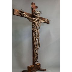 Christus Victor Antler Crucifix by The Peak Antler