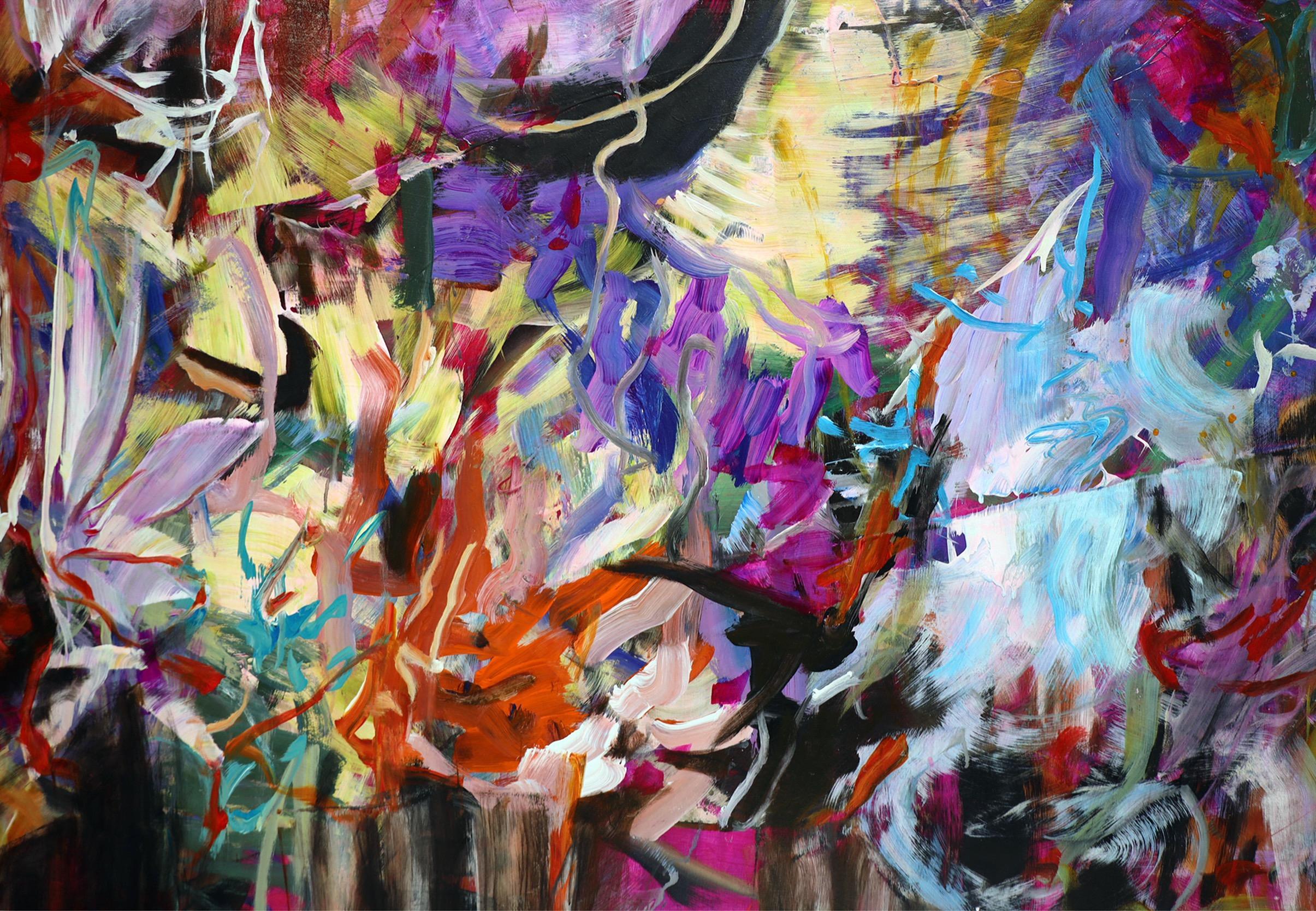Das Schicksal  (Abstrakter Expressionismus), Painting, von Christy Hopkins 