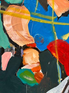 Daydreams, and Bach: Abstract Expressionist Acrylic Painting, 2010s, New, 60x48