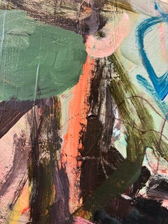 Kurt: Abstract Expressionist Acrylic Painting, 2010s, New, 48x36