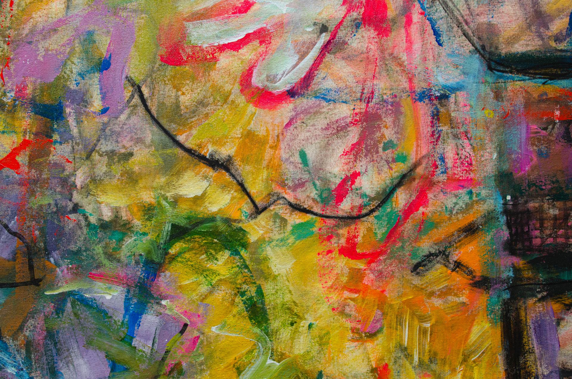 Punk Punch - Painting by Christy Hopkins