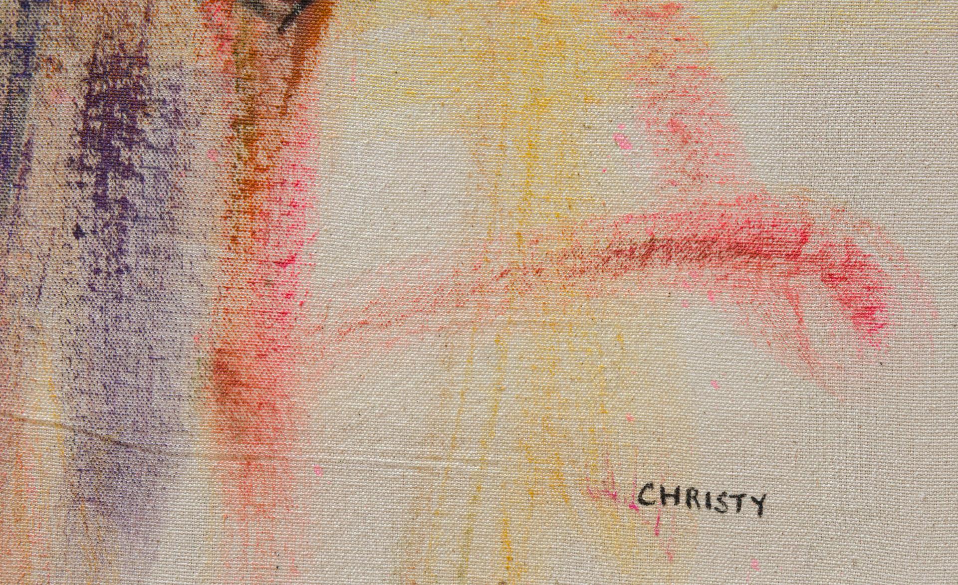 ABOUT THE ARTWORK

An interplay of bold hues with striking crimson and sizzling hot pink brushstrokes, contrasting the cool backdrop of deep blues. The composition features a dynamic mix of colors, with bursts of cheerful yellow and muted purple
