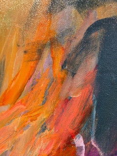 Sugar Mountain: Abstract Expressionist Acrylic Painting, 2010s, New, 63x56