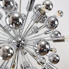 chrom Sputnik Ceiling Lamp by Cosack, 1970s
