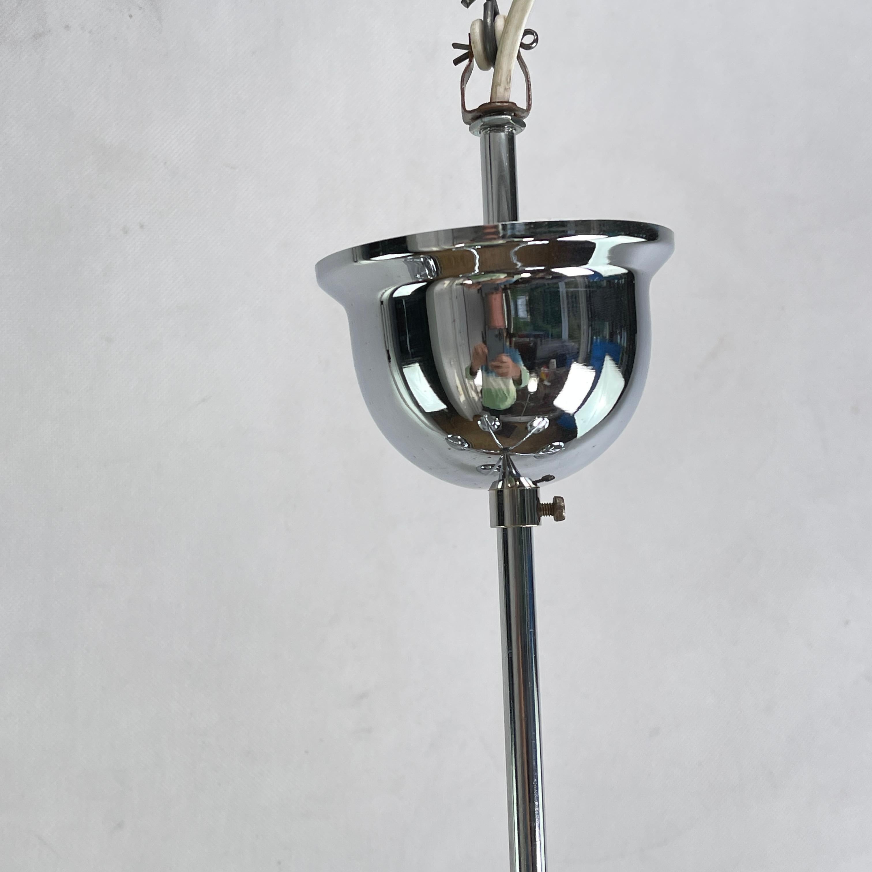 Late 20th Century chrom Sputnik Ceiling Lamp by Klaus Hempel for Massive (Belgium), 1970s For Sale