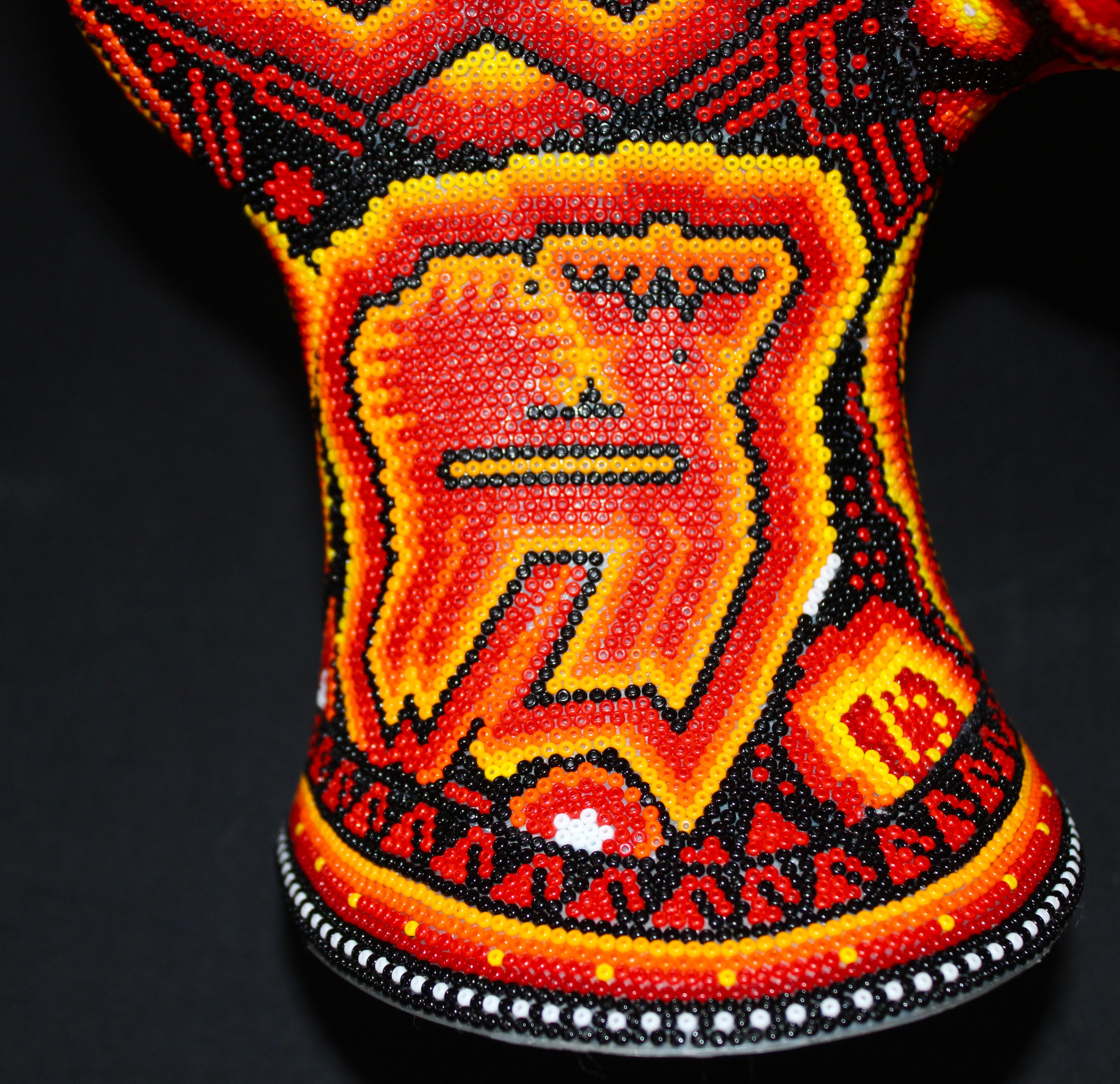 ALTERATION ART is a vibrant fusion of contemporary pop art and traditional Huichol beadwork, born from the collaboration between fine artist Rick Wolfryd and skilled Mexican Huichol artisans. 

Rick’s main focus currently involves engaging and