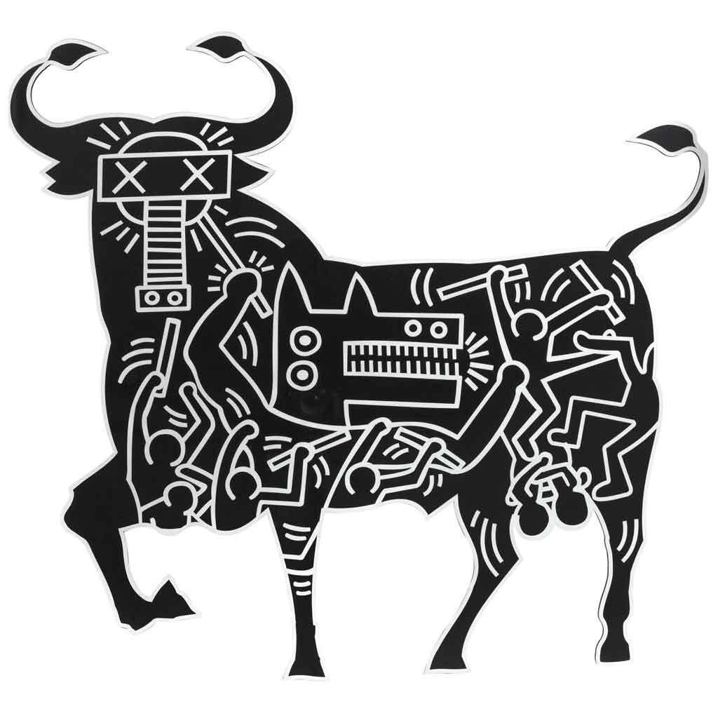 "El Toro" ispirato a Haring