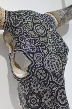 " Bull Skull "  from Huichol Alterations