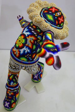 " Looking back " from Huichol Series 