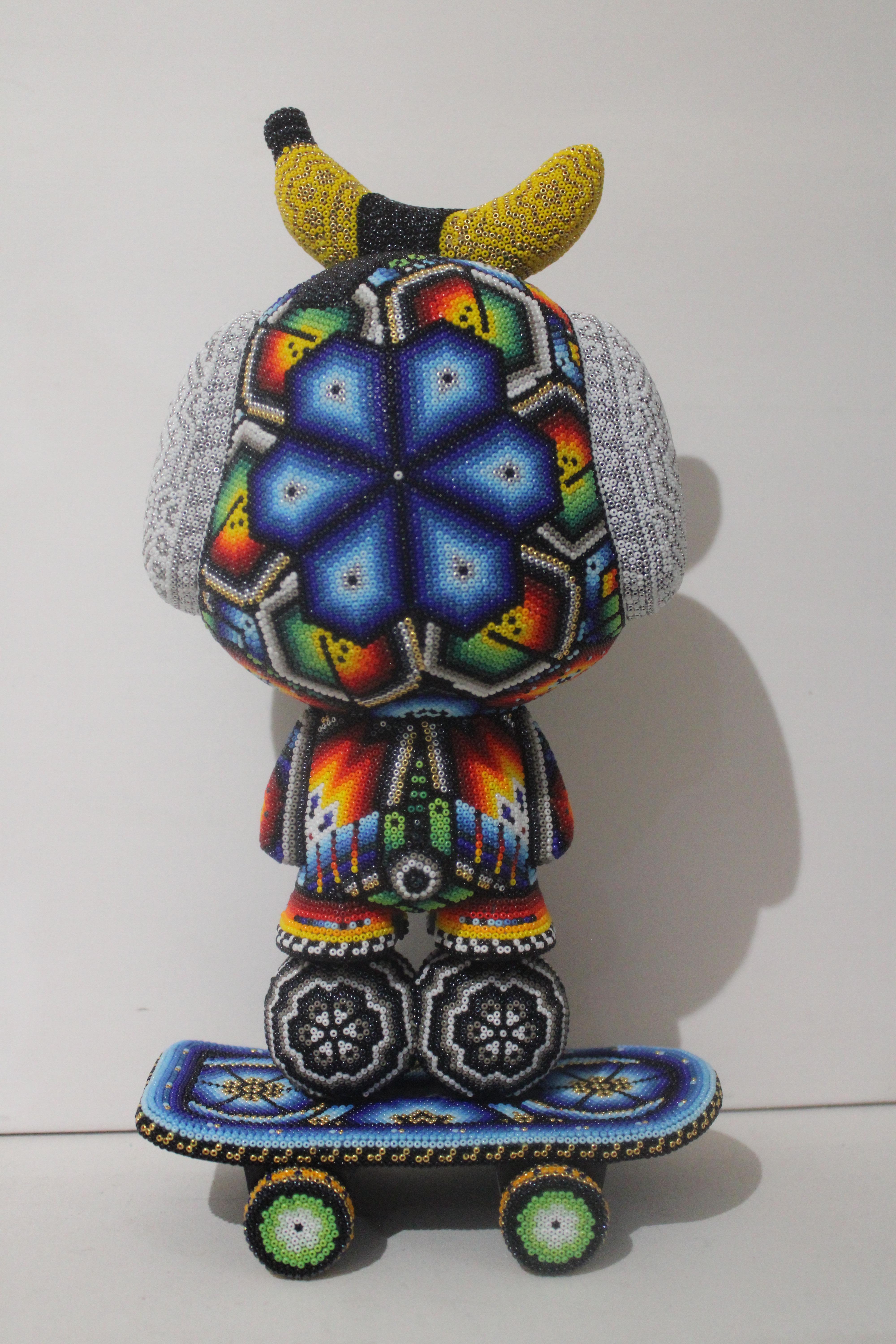 ALTERATION ART . . . is a collaboration process between Rick Wolfryd, fine artist and art dealer with over 40 years experience, and various Mexican Huichol artists and Mexican Huichol art studios that Rick has been drawn to, after 10 plus years of