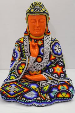 "Buddha Madre" Mini from Huichol ALTERATIONS Series