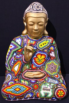 "Buddha Madre" Mini from Huichol ALTERATIONS Series