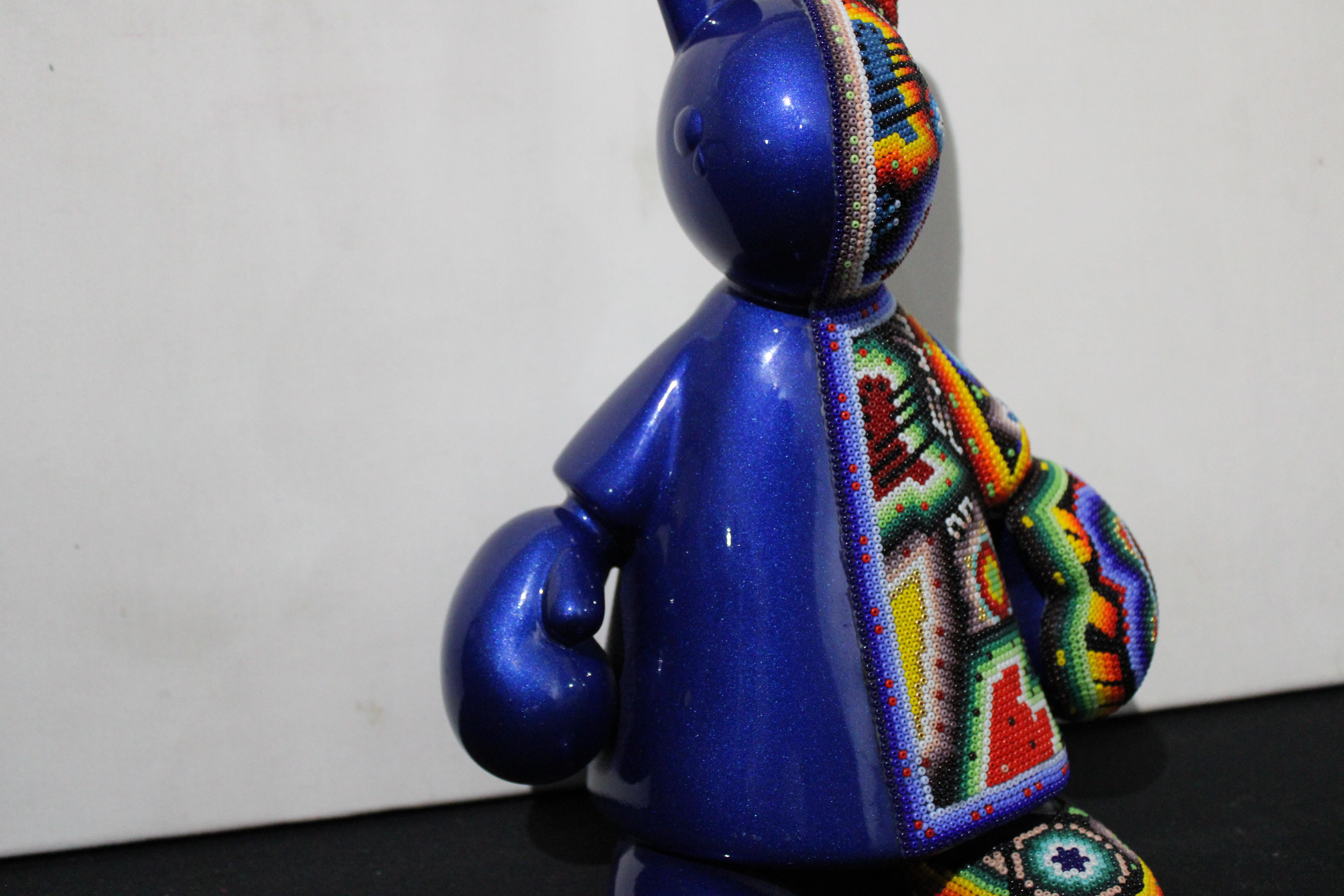 AMORE PER I CAGNOLINI I - Sculpture di CHROMA aka Rick Wolfryd 