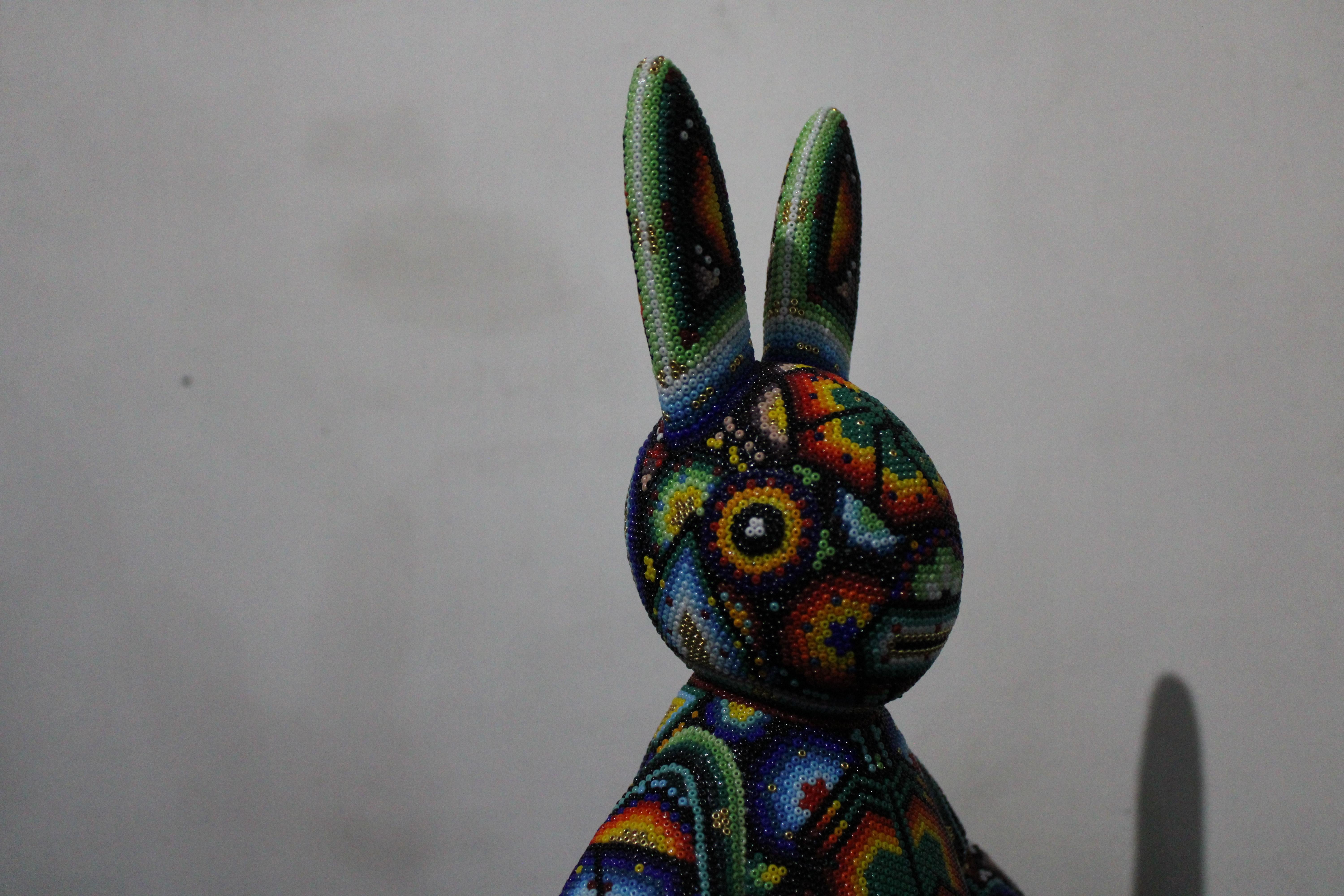 AMORE PER I CAGNOLINI II - Abstract Sculpture Nero di CHROMA aka Rick Wolfryd 