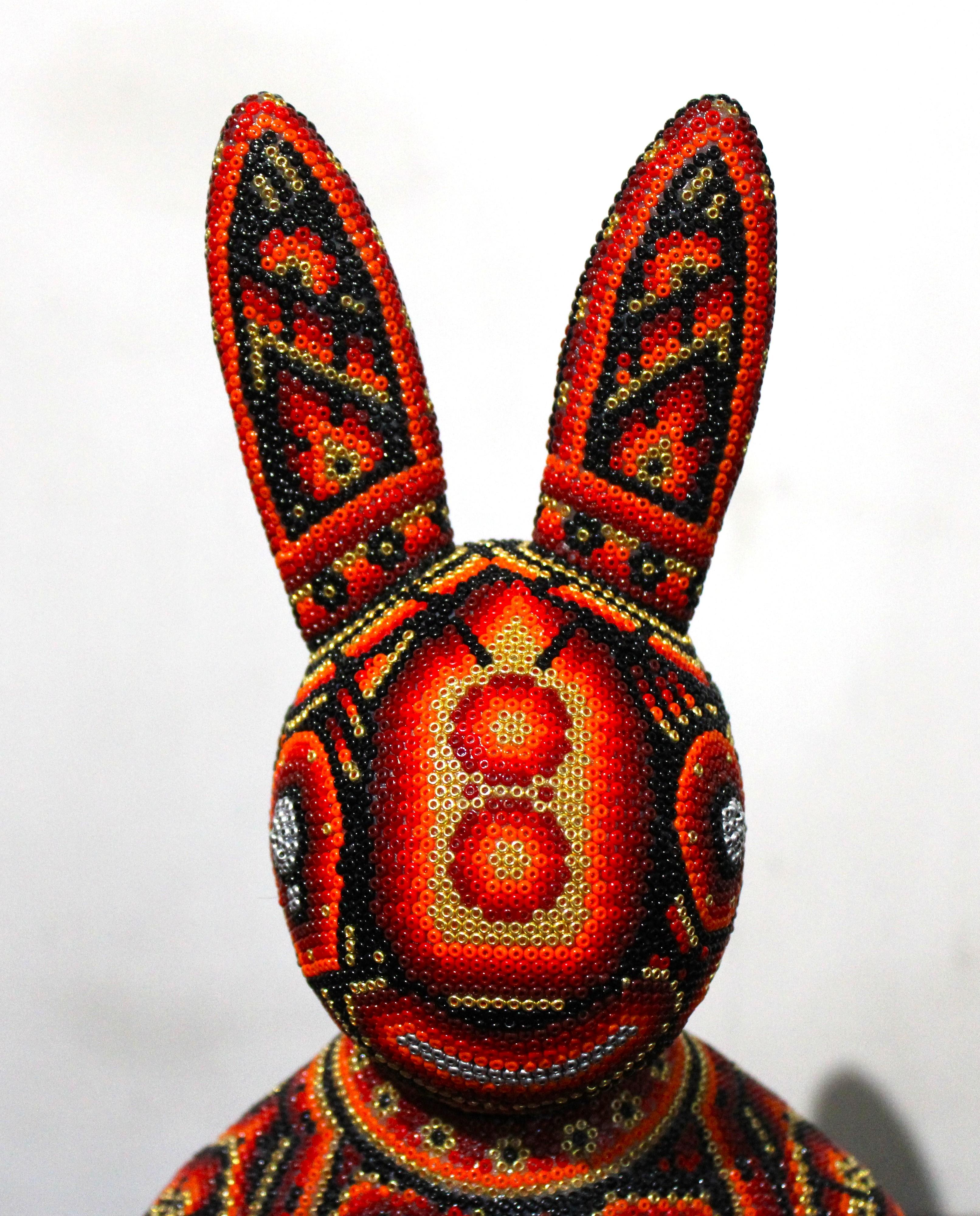 BUNNY LOVE III - Mixed Media Art Arte pop de CHROMA aka Rick Wolfryd 