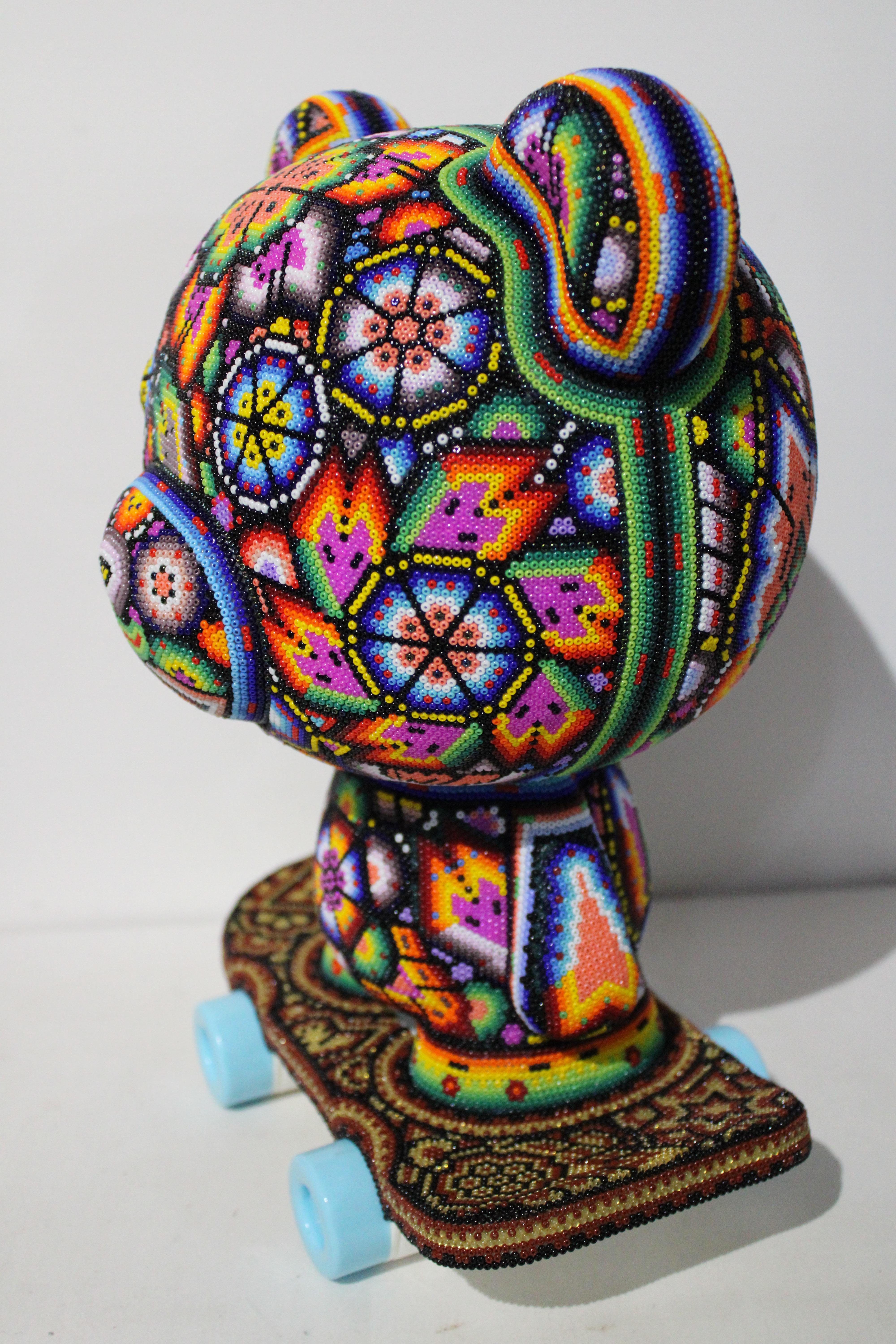 ALTERATION ART . . . is a collaboration process between Rick Wolfryd, fine artist and art dealer with over 40 years experience, and various Mexican Huichol artists and Mexican Huichol art studios that Rick has been drawn to, after 10 plus years of