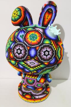 "Care Bear"  from Huichol ALTERATIONS Series
