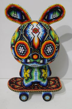 "Care Bear"  from Huichol ALTERATIONS Series